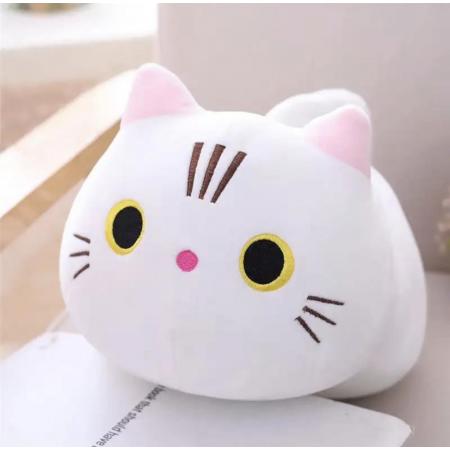 Peluche-chat-blanc