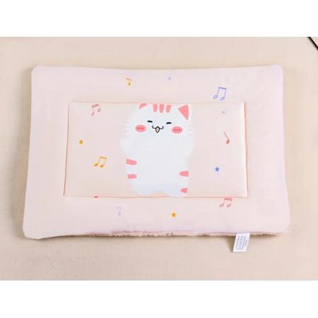 Couverture-chat-rose
