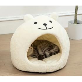 Dome-ours-blanc-pur-chat