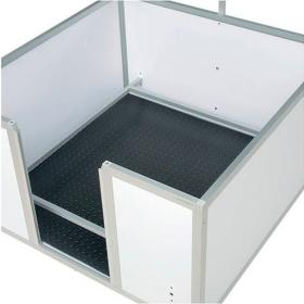 Tapis-caoutchouc-caisse-de-mise-bas