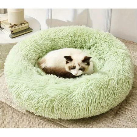 Coussin rond vert - 50 cm