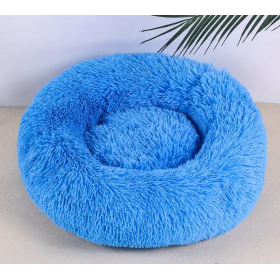 Coussin rond turquoise - 50 cm