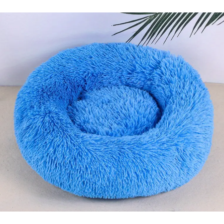 Coussin rond turquoise - 50 cm