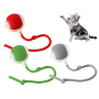 Balle interactive pour chat et petit chien