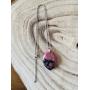Pendentif Rhodonite
