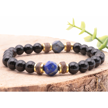 Bracelet-onyx-lapis-lazuli