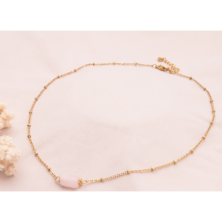collier-clea-dore-quartz-rose