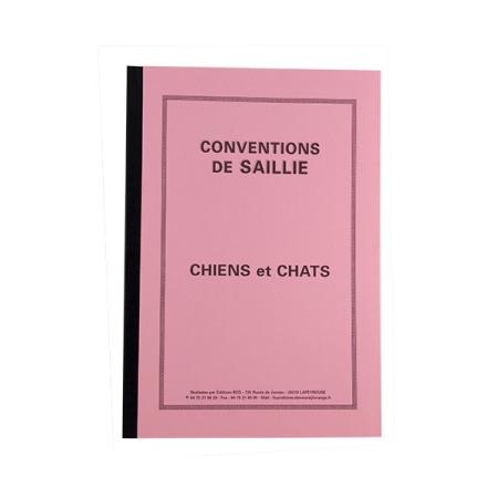 Carnet de conventions de saillie chiens et chats